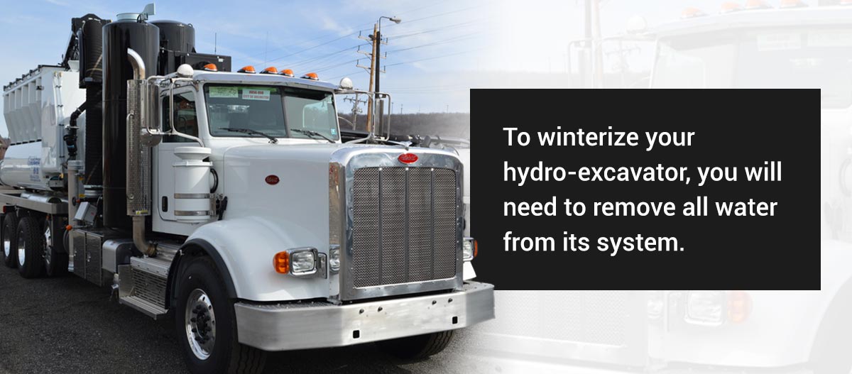 How To Winterize Your Hydro-Excavator